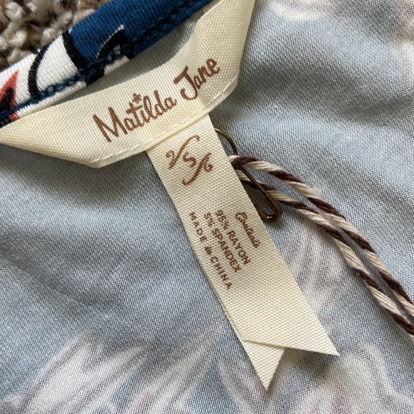 Matilda Jane Along the Beach maxi dress matching family S blue bin - Picture 6 of 9